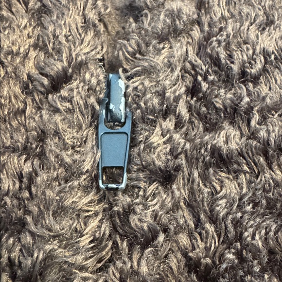 Black Diamond Fuzzy Textured Fleece Jacket, sz M - Picture 4 of 11